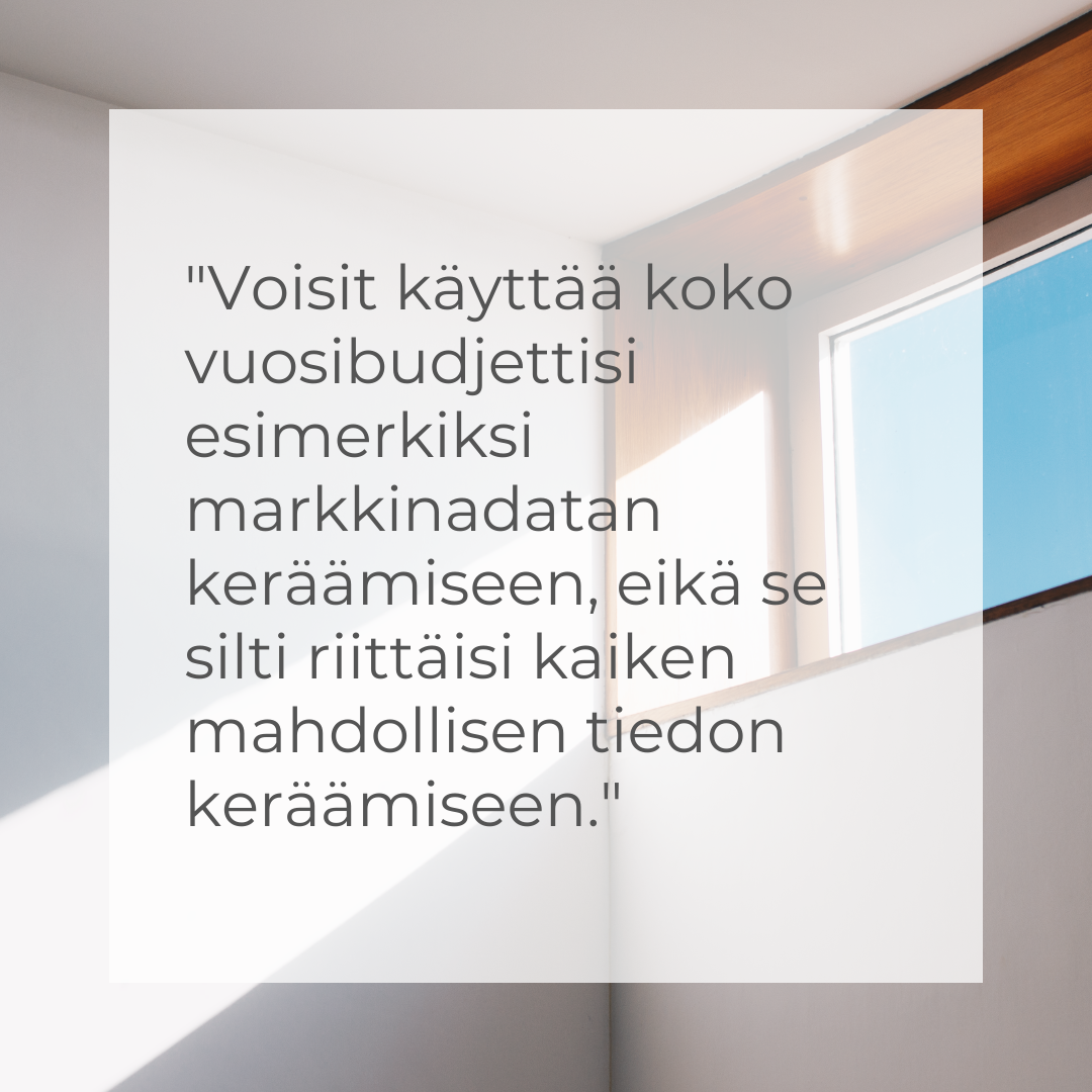 Totuus markkinatutkimuksista